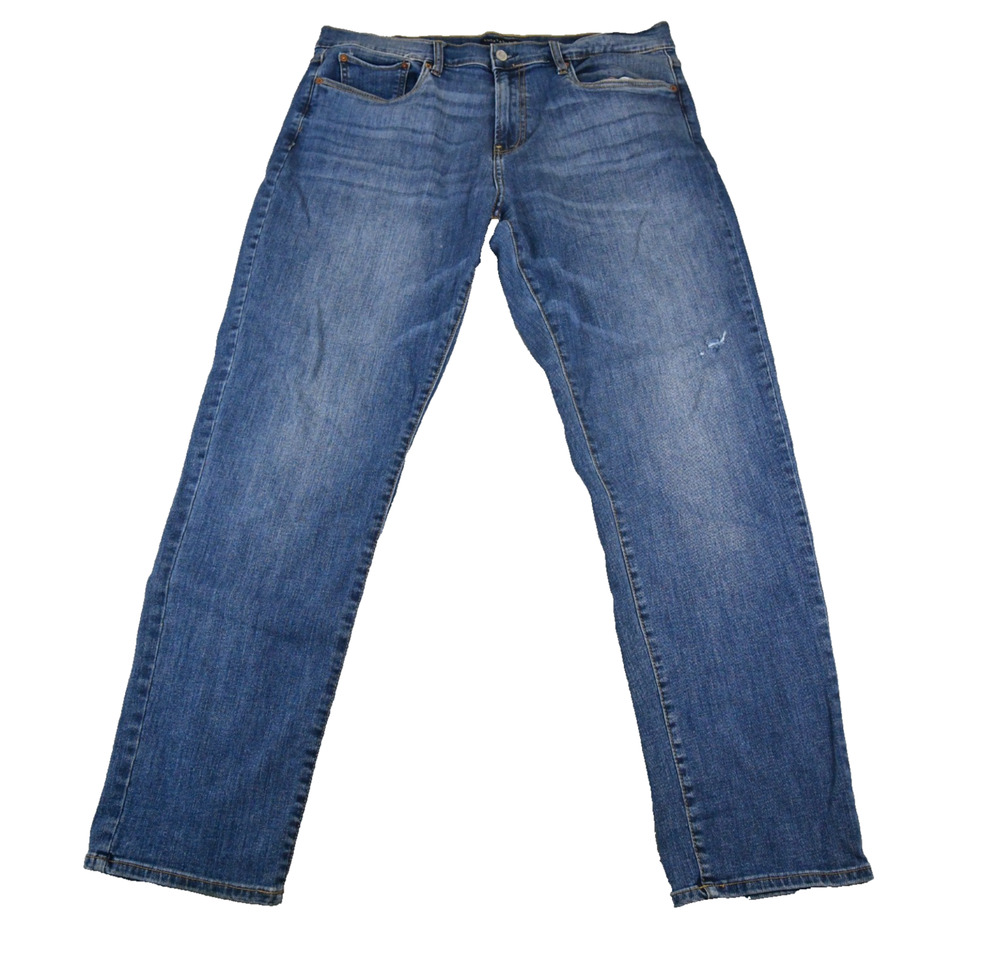 Lucky Brand 221 Original Straight Jeans Mens 38x32 (36x32 Actual) Distressed